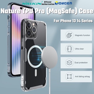 Ốp Điện Thoại Nillkin Bằng TPU Trong Suốt Chống Sốc Chống Dấu Vân Tay Cho Iphone 13 14 Plus 14Pro Max