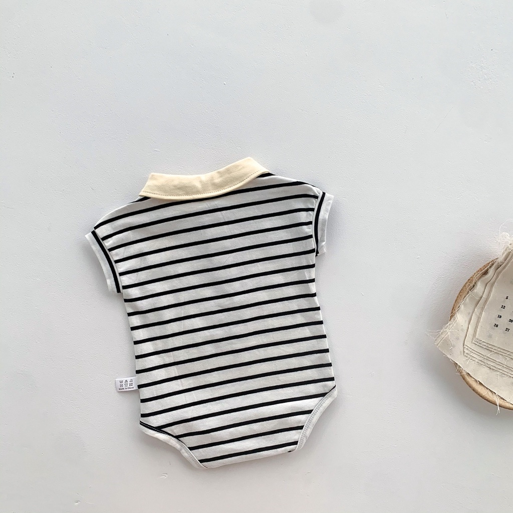 Áo Liền Quần In Hình Mặt Cười Cho Bé