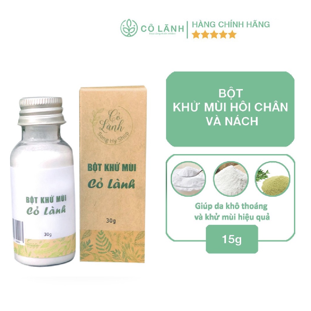 Bột khử mùi chân và nách Cỏ Lành 35G