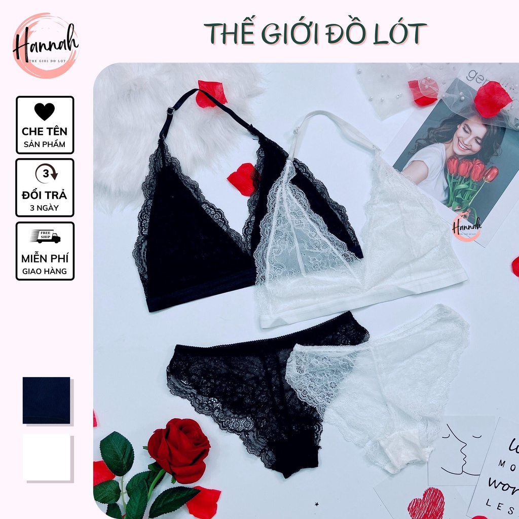 Set Bra - Bralette ren , bộ đồ lót không gọng sexy quyến rũ cao cấp cho nữ HANNAH SECRET NY01 | WebRaoVat - webraovat.net.vn