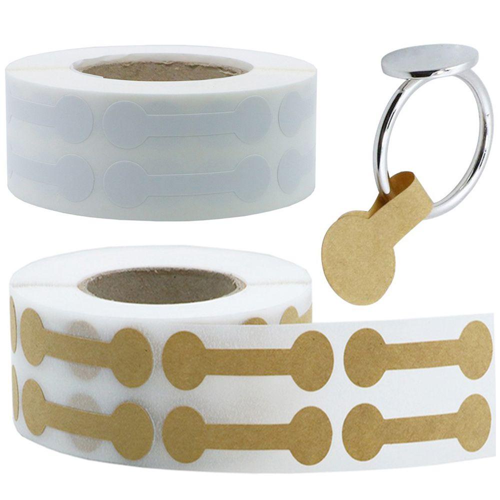 Set 500 Thẻ Giấy Tròn Trơn Treo Vòng Tay Trang Sức