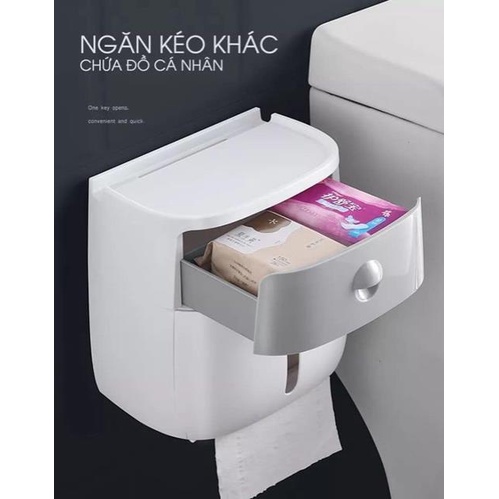 [Xả Kho] Hộp đựng giấy vệ sinh Ecoco tiện lợi