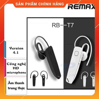 Tai nghe blutooth remax rb-t7 - bảo hành chính hãng toàn quốc