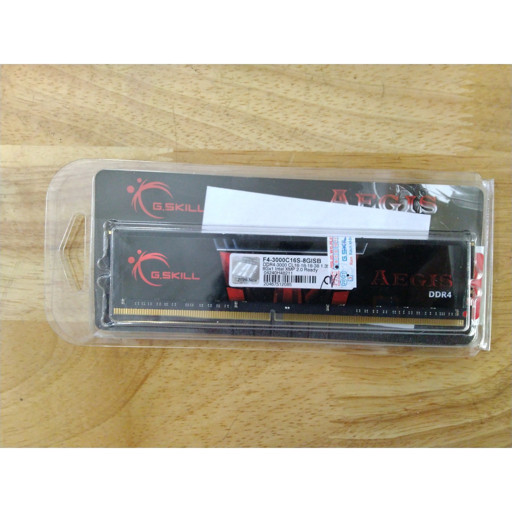 Ram PC DDR4 G.SKILL Aegis 8/16GB Bus 3000/2666 - Hàng chính hãng - Bảo hành 36 tháng