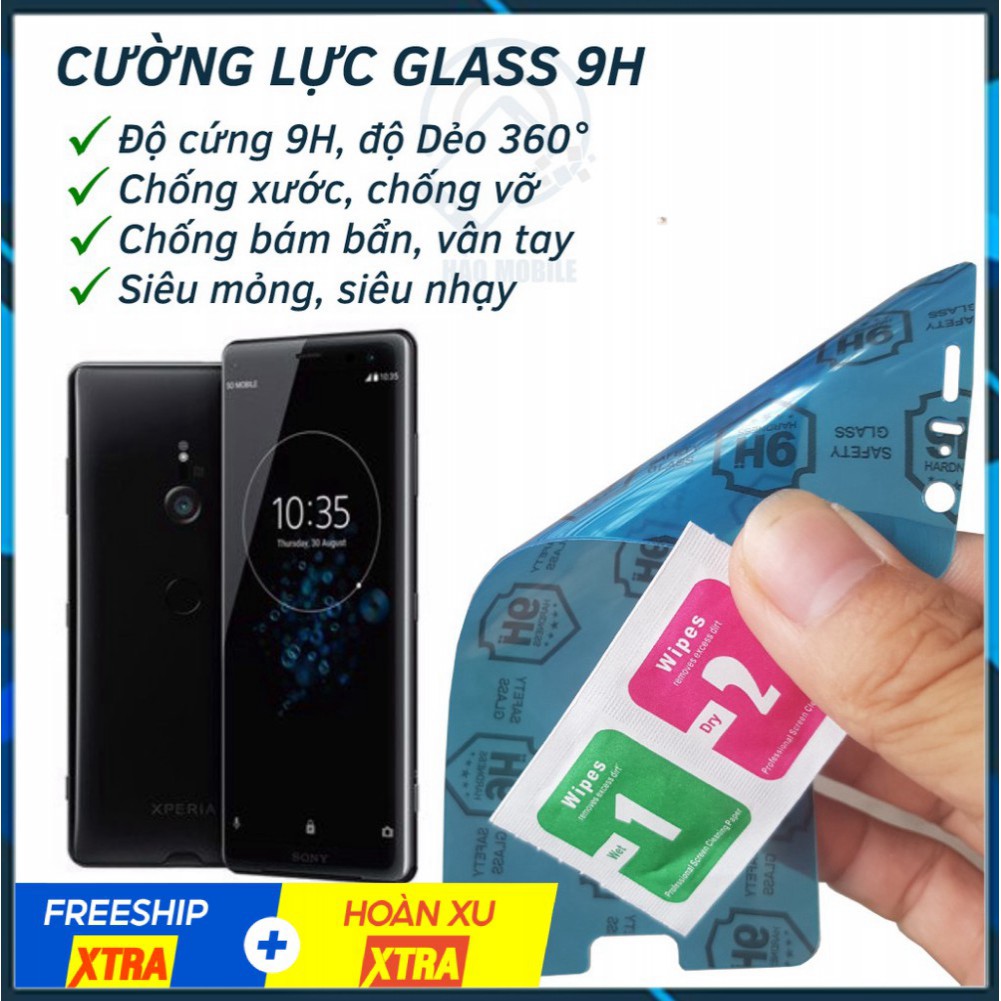 Dán cường lực nano không full cho Sony XZ3