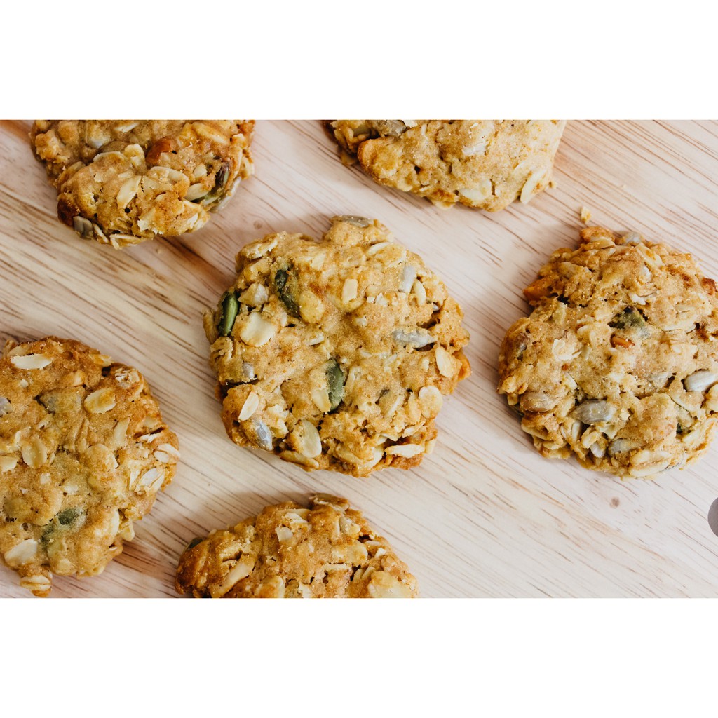 Bánh giảm cân cookies nguyên cám siêu hạt 100gr 1994food - Ăn kiêng, giảm cân, ăn vặt cực ngon, bổ dưỡng | BigBuy360 - bigbuy360.vn