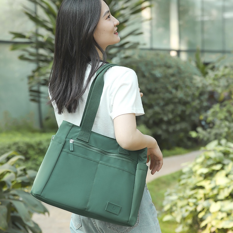Túi Xách canvas Chống Thấm Nước Kiểu Dáng Đơn Giản Thời Trang Dành Cho Nữ