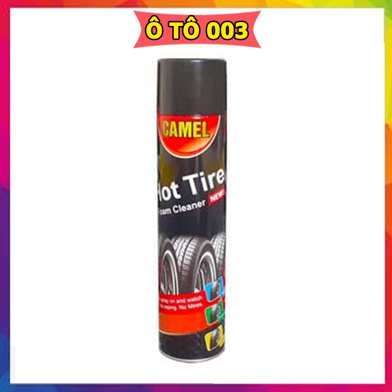 Xịt bóng lốp ô tô, xe máy Hot-Tire 650ml