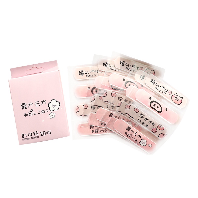 Hộp 20 băng dán vết thương cho bé, băng dán cá nhân urgo chống nước bảo vệ vết thương cho trẻ