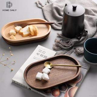 Đĩa gỗ hình tròn và vuông đựng trái cây/bánh kẹo và đồ tráng miệng