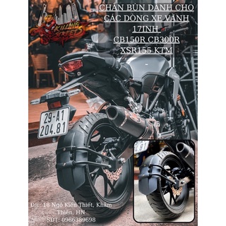 Chắn bùn 1 gắp cb150r, cb300r, xsr155 và các dòng xe vành 17inh
