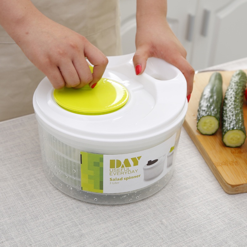 Dụng Cụ Làm Ráo Nước Rau Củ Bằng Nhựa Đơn Giản Đa Năng