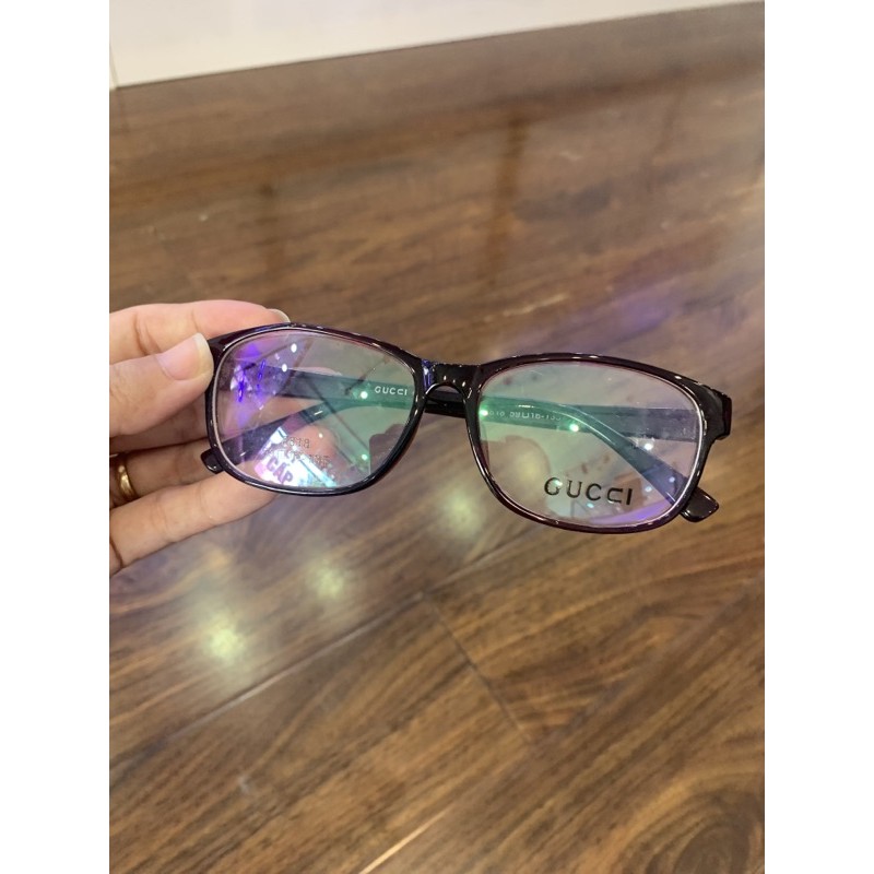 Gọng kính cận gucci mắt vuông siêu bền