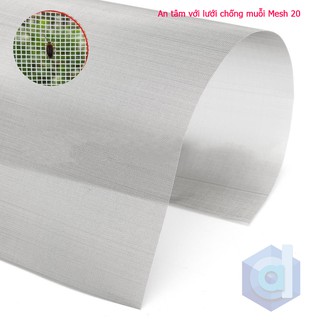 Lưới chống muỗi, màng lọc máy hút mùi, inox 304, kích thước 50x50cm