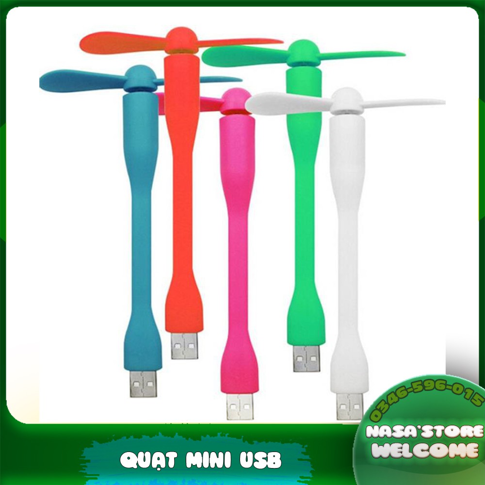 Quạt CẮM USB 2 cánh Mini tiện ích