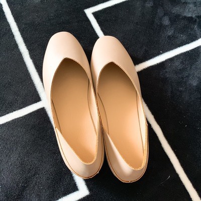 (Hàng sẵn) Giày búp bê chất da dáng vintage | BigBuy360 - bigbuy360.vn