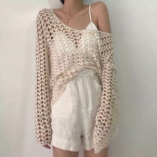 ÁO LƯỚI TYM MẶC NGOÀI BIKINI (kèm video 100% của shop)