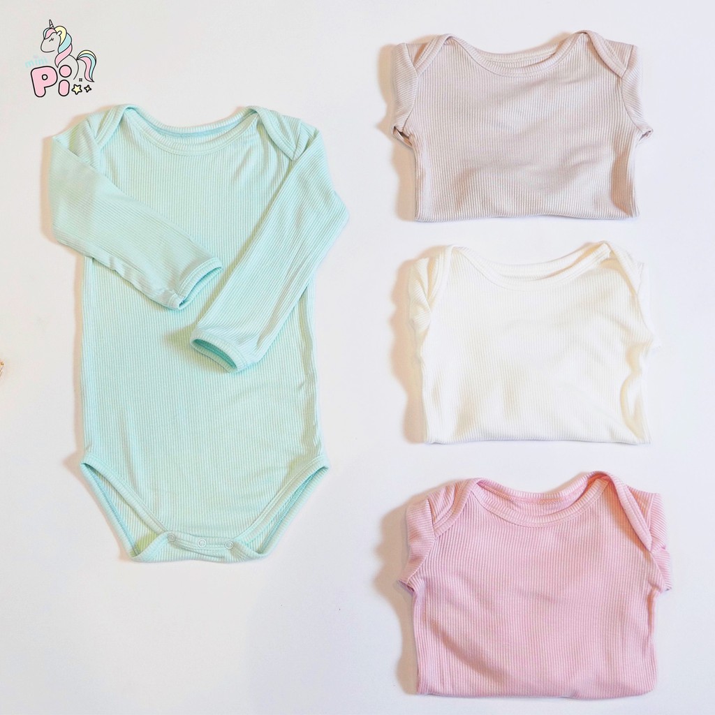 [R-BDS1] BỘ BODYSUIT TAY DÀI CHO BÉ