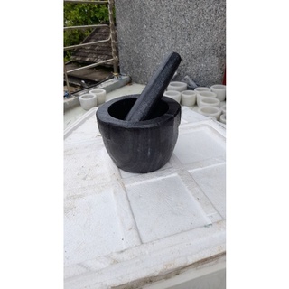 Cối đá size 16 đen trắng