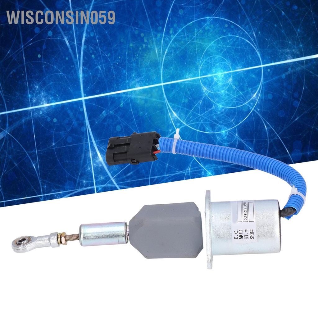 [Hàng Sẵn] Van điện từ ngọn lửa ABS Chống ăn mòn Tắt Solenoid cho Cummins 6CTA 8.3L 12V 3928160【Wisconsin059】