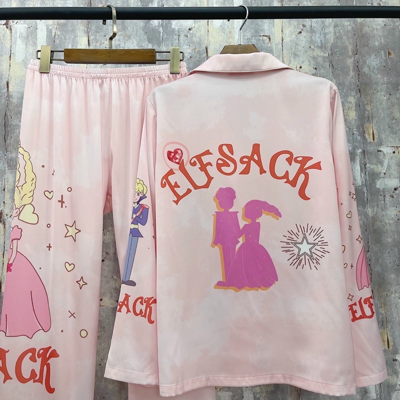 BỘ PYJAMA DÀI CAO CẤP TÀU ĐỎ MOTEL