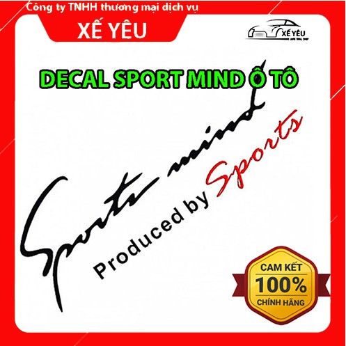 TEM DÁN SPORT MIND PRODUCED BY Ô TÔ, XE HƠI.