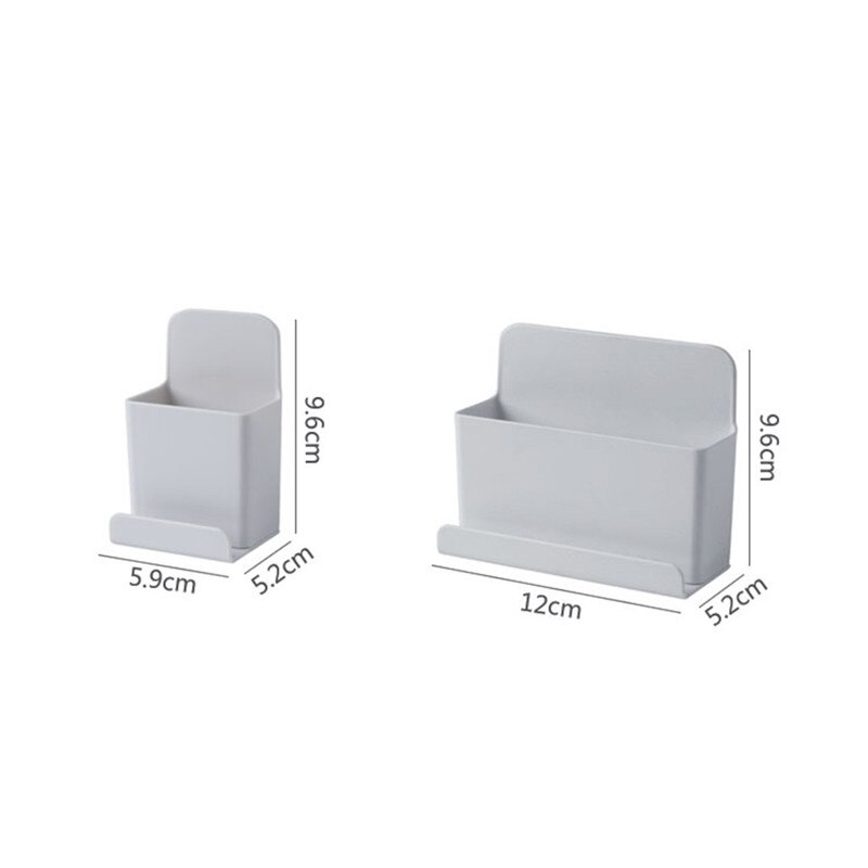 Giá đỡ điều khiển từ xa/điện thoại gắn tường không cần khoan sáng tạo