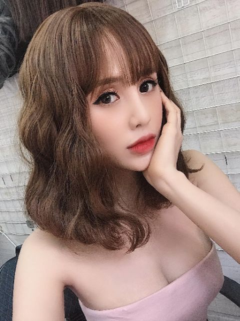 Tóc giả nữ cả đầu 🥰FREESHIP🥰 Giảm 7k khi nhập [TOCGIA7K]-Tóc giả nguyên đầu xù lỡ mẫu mới