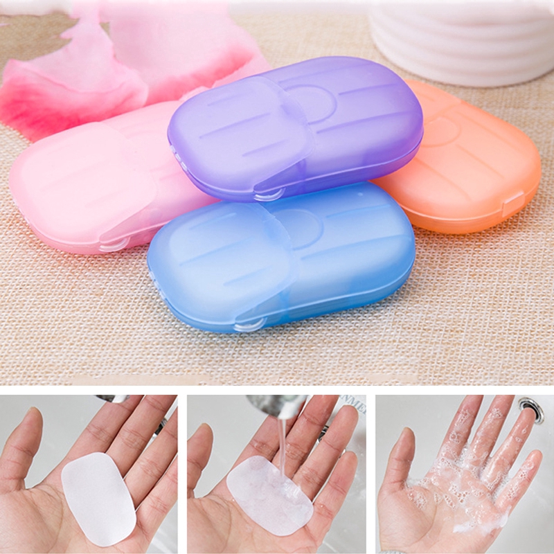 Túi 20/50 miếng xà phòng dùng một lần thích hợp khi đi du lịch