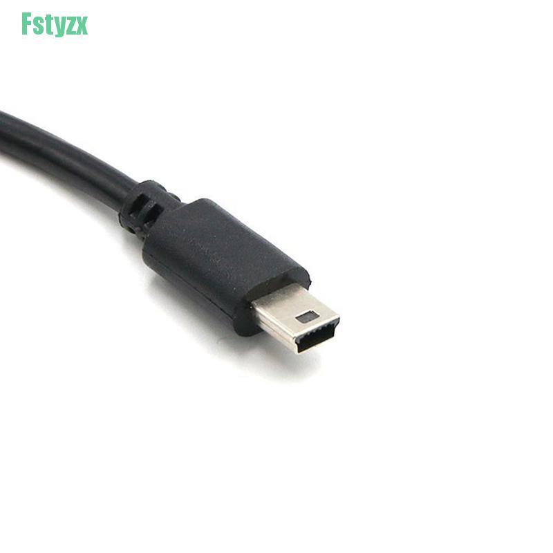 fstyzx Mini USB Male to USB Female Car OTG Cable Adapter For Video Camera