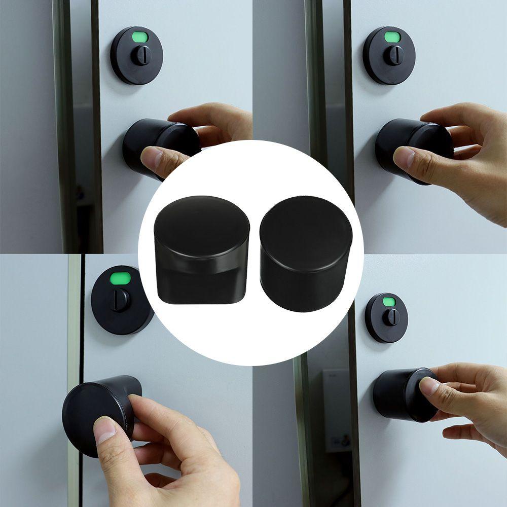 Bộ 2 Núm Tay Cầm Cửa Nhà Tắm Hình Tròn Tiện Dụng