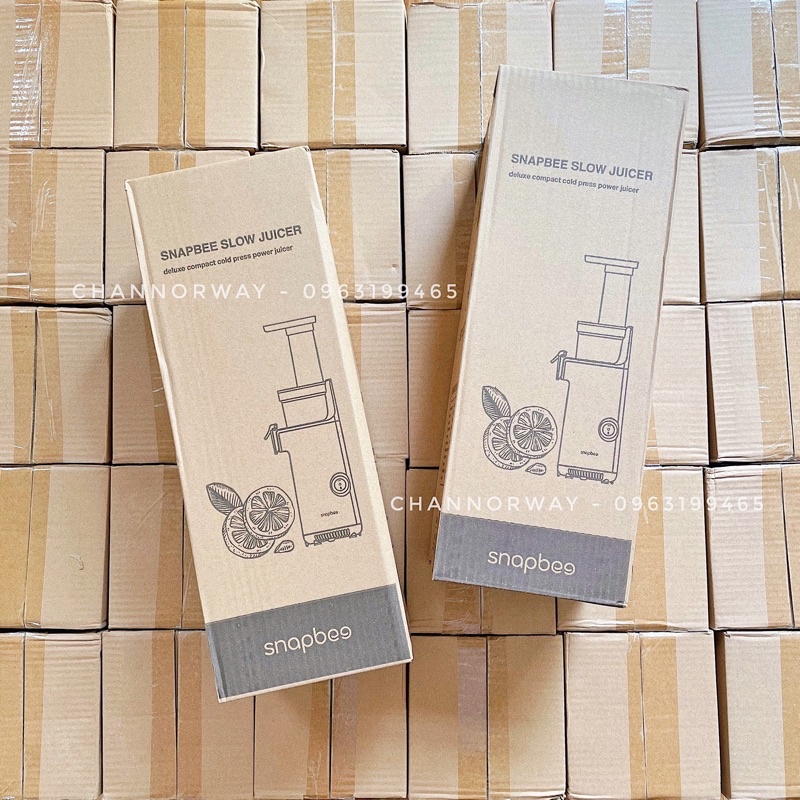 Máy Ép Chậm Snapbee Mini SK-202VN - Ép Trái Cây, Rau Củ Siêu Kiệt Bã