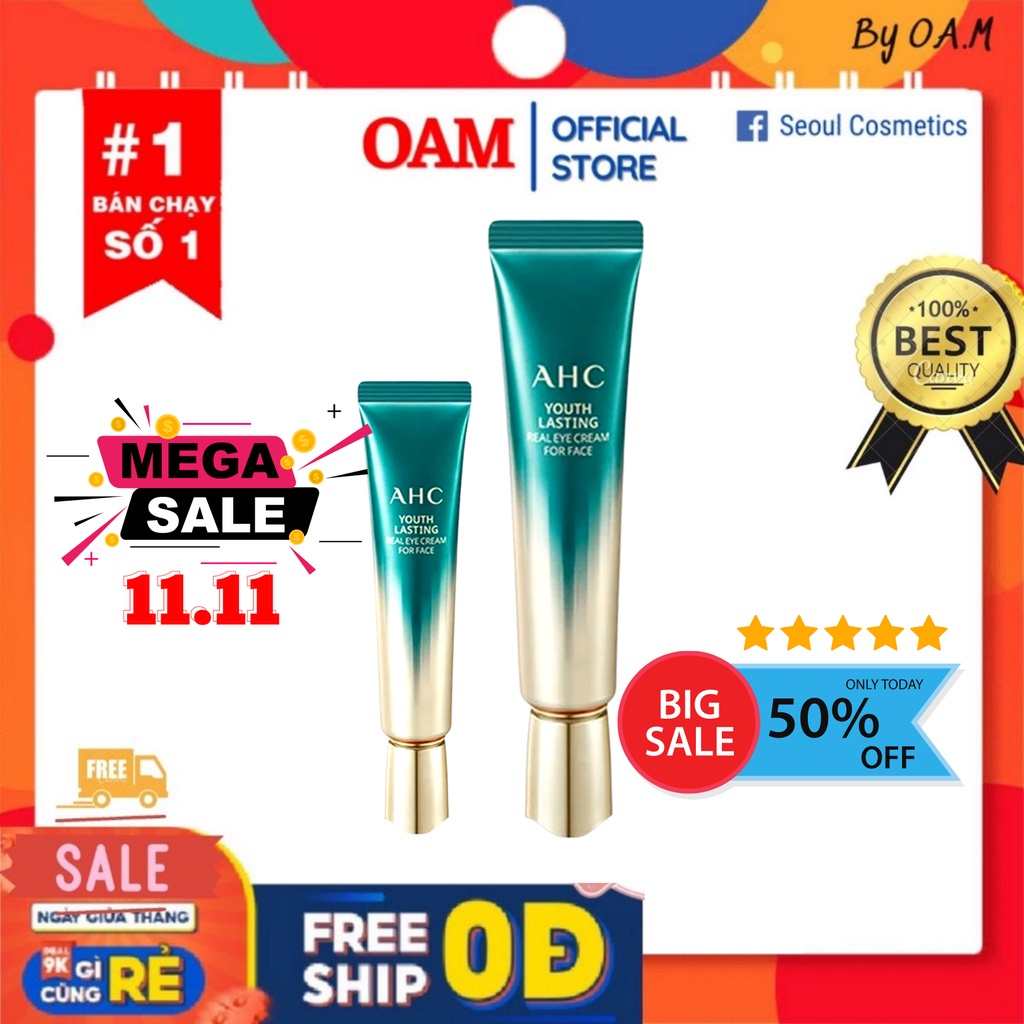 Kem Mắt AHC Time Rewind Real Eye Cream For Face 2021