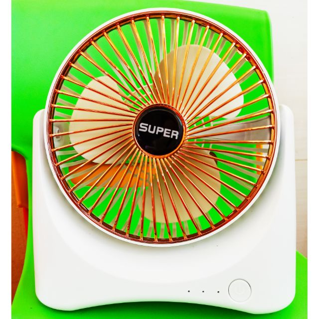 💯Quạt tích điện mini để bàn super cực mát 3 tốc độ.