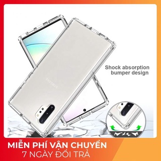 Ốp lưng samsung Note 10 / Note 10 lite / Note 10 plus / Note 20 / Note 20 ultra trong suốt cao cấp chính hãng
