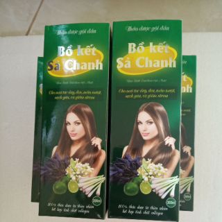 Combo 5 chai thảo dược gội đầu Bồ kết sả chanh