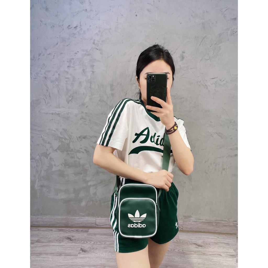 [NGHIỆN TÚI GIÁ GỐC + VIDEO THẬT] Túi bao tử / Túi đeo chéo Adidas Originals Classic Mini Bag - BK2132 / HÀNG CÓ SẴN