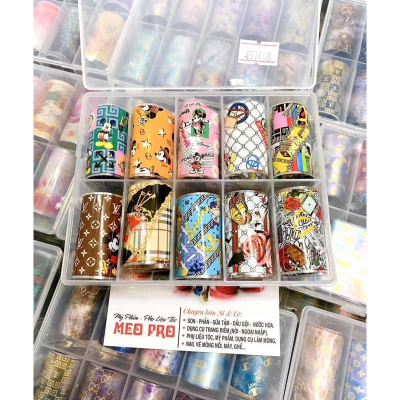 foil mẫu đẹp trang trí móng