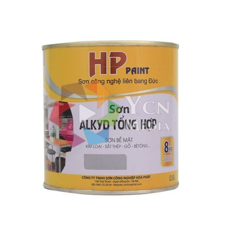 SƠN TỔNG HỢP CHO SẮT/ GỖ/ KIM LOẠI/ BÊ TÔNG- HP 800ML/ 8 LẠNG