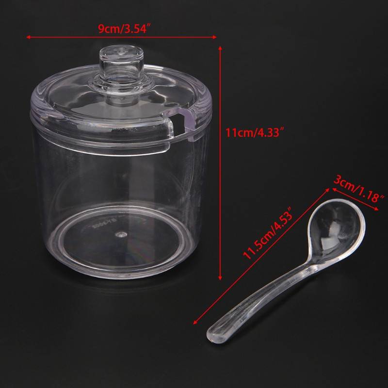 Hũ đựng gia vị bằng acrylic tiện dụng cho nhà bếp