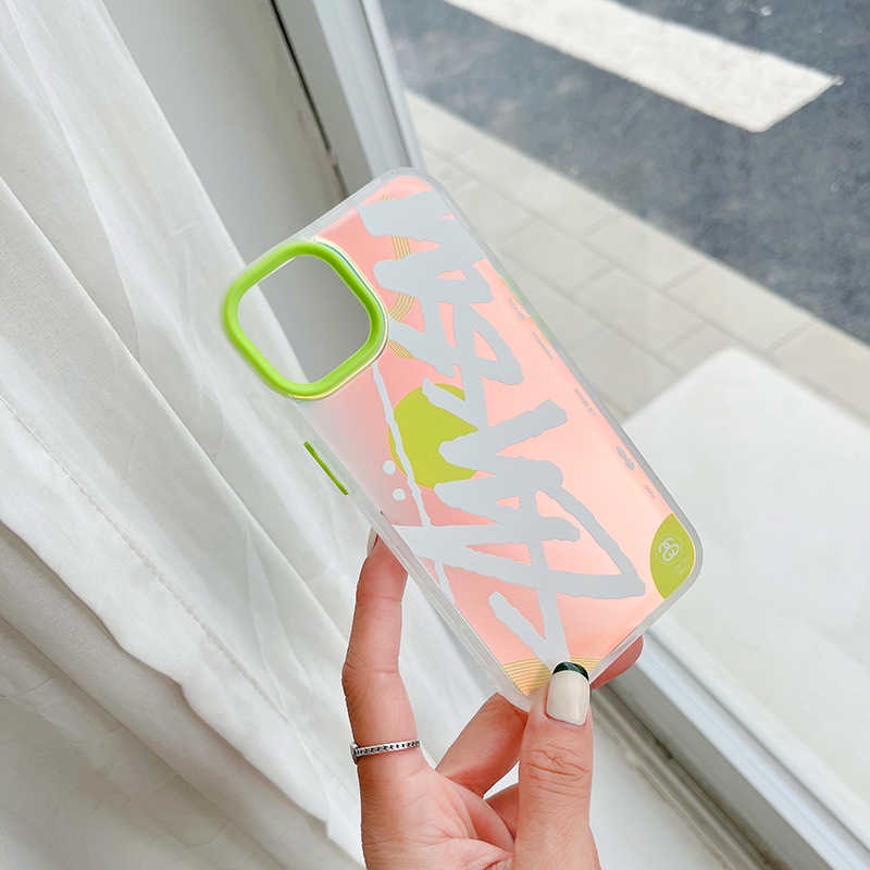 Ốp Điện Thoại TPU + Silicon Mềm Chống Sốc In Chữ Stussy Cho iPhone 13 Pro Max iPhone 11 12 Pro Max X XR XS Max 7 Plus 8 Plus