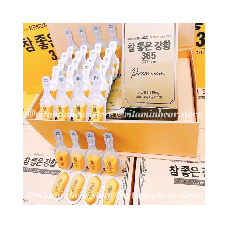 Nghệ N-ano 365 curcumin Hàn Quốc cao cấp bán lẻ từ 12 ống