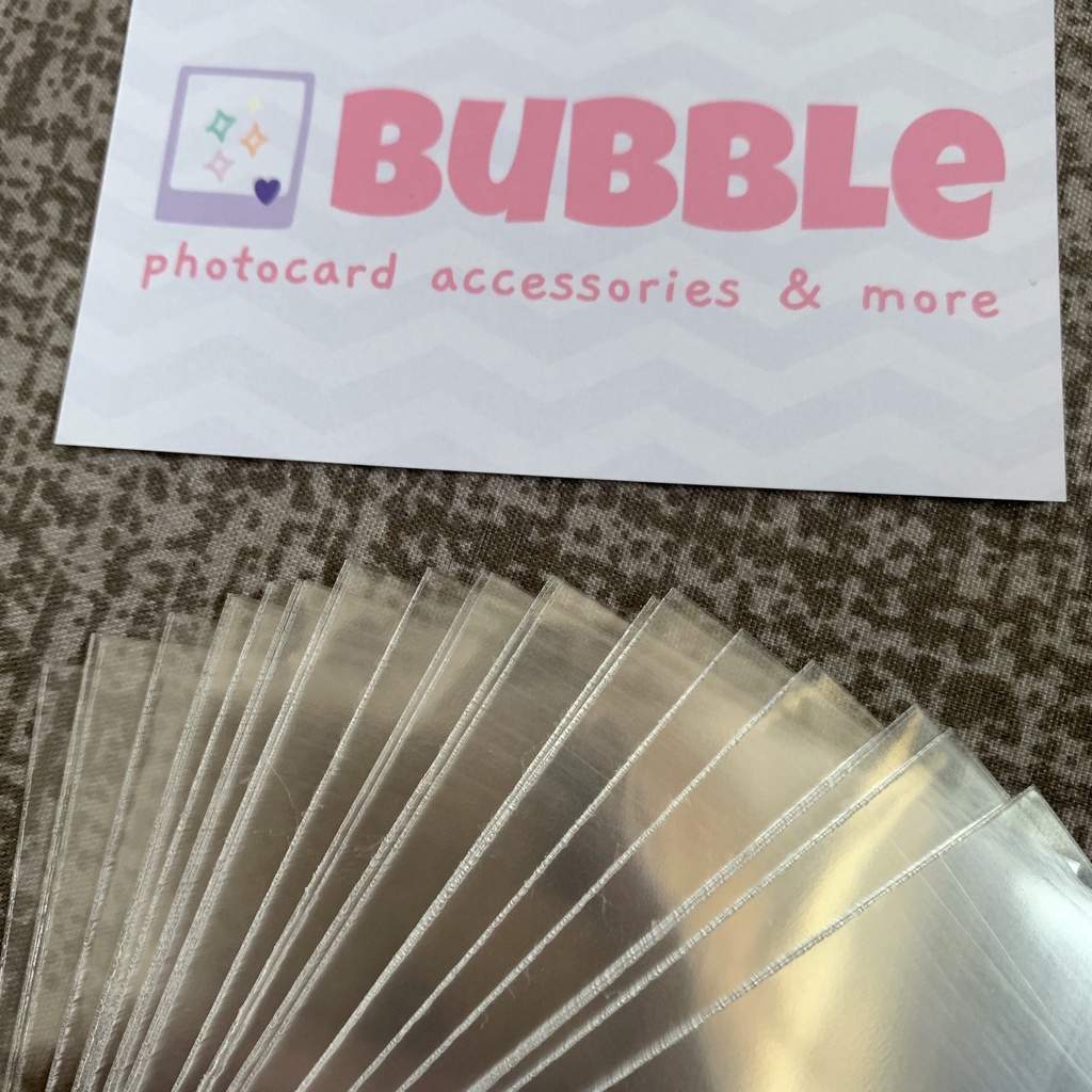 Sleeve trơn đựng card bảo vệ thẻ bài photocard Kpop Anime túi nhét card toploader nhiều size kích cỡ