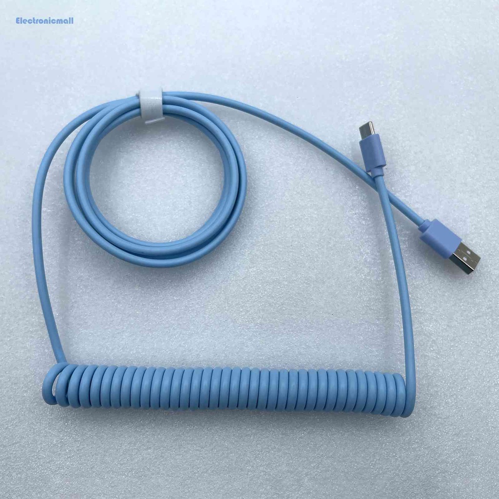Dây Cáp Bàn Phím Cơ Type-C Sang USB Lõi Lò Xo Lõi Lò Xo 01.vn