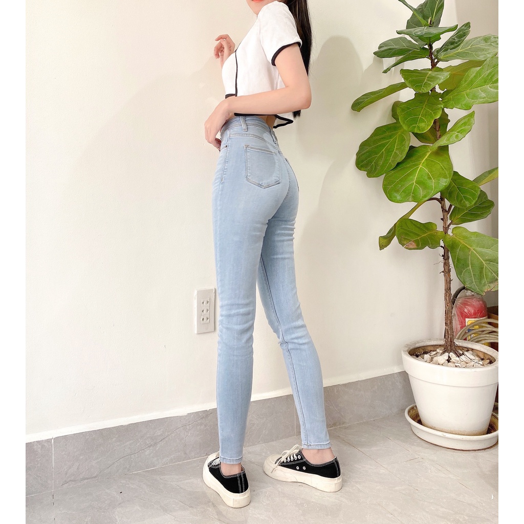 Quần Lightblue / darkblue tall skinny jeans 20decemberjeans mã 1106 | BigBuy360 - bigbuy360.vn