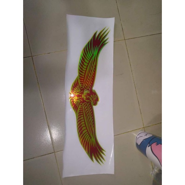 Tem đại bàng pq bảy màu lấp lánh dán trang trí xe tải, Tem dai bang, Tem dai bang phan quang, Tem xe tải, Tem xe ô tô