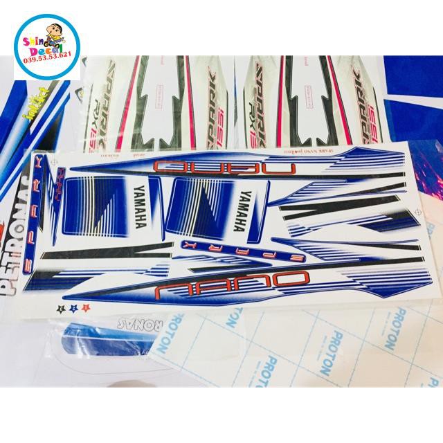 Tem rời Sirius Spark Nano trắng xanh lụa