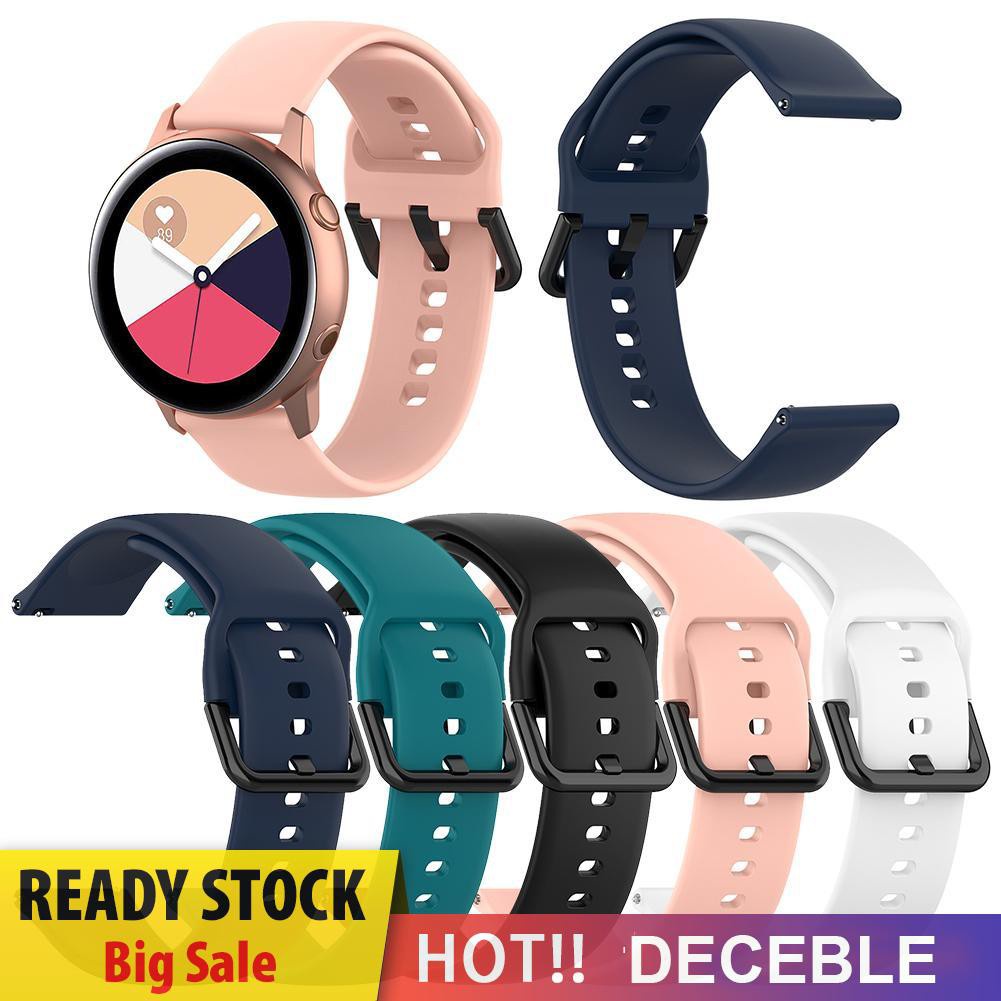 Deceble Silicone Watch Band Bracelet Strap for Samsung Galaxy Watch Active R500 S