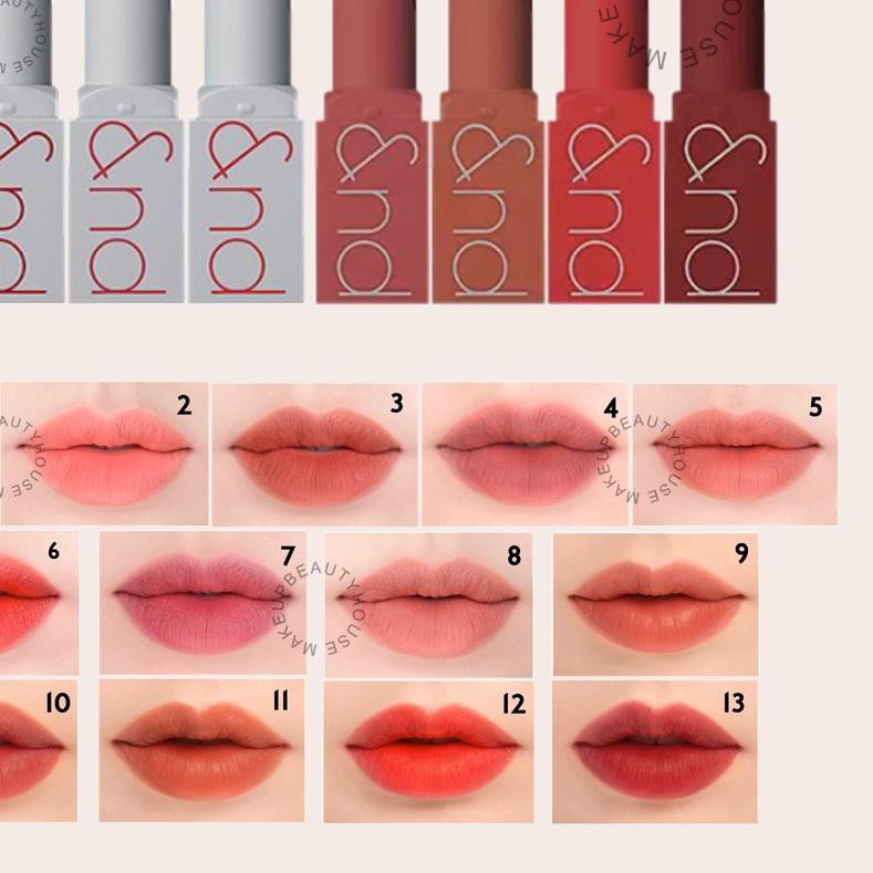 (hàng Mới Về) Son Môi Lì Rom & Nd / Romand Zero Chất Lượng Cao | BigBuy360 - bigbuy360.vn