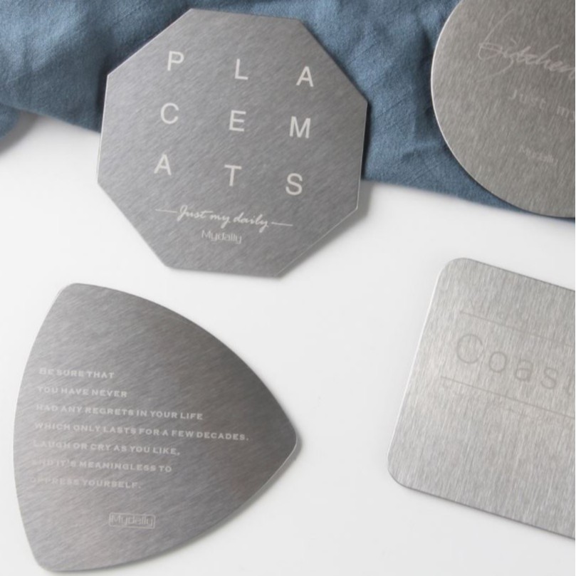 Miếng lót ly, cốc kim loại cách nhiệt, chống thấm nước | BigBuy360 - bigbuy360.vn